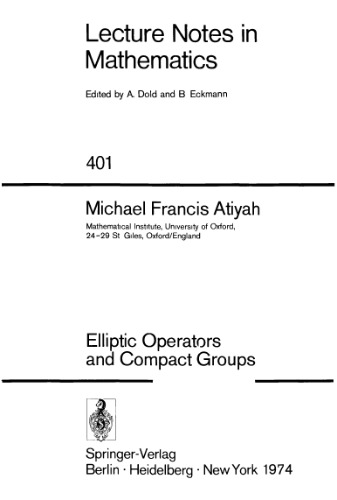 اپراتورهای بیضوی و گروههای جمع و جور