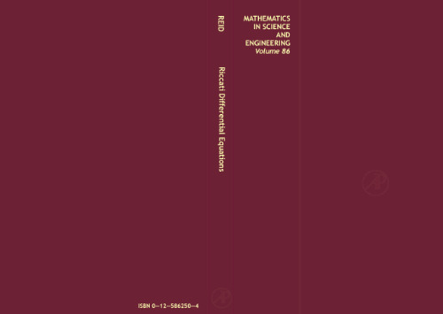 معادلات دیفرانسیل ریکاتی