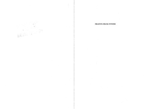 ﻿سود حاصل از قدرت: خواندن در حفاظت از رانت و شرکت های کنترل کننده خشونت