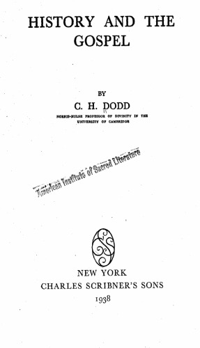 تاریخ و انجیل