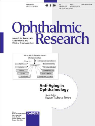 ﻿Anti-aging in Ophthalmology: Special Issue: Ophthalmic Research 2010, Vol. 44، شماره 3