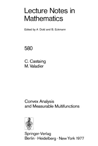 تجزیه و تحلیل محدب و چند کارکرد قابل اندازه گیری