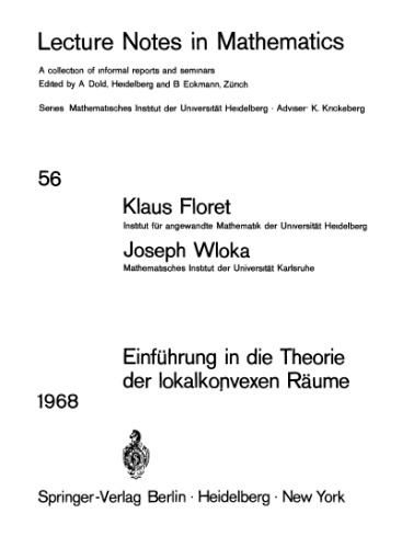 ﻿مقدمه ای بر نظریه فضاهای محدب محلی