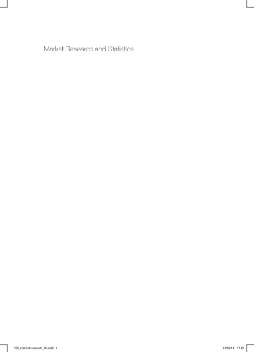 ﻿تحقیقات بازار و آمار (بازاریابی و فروش بین المللی)