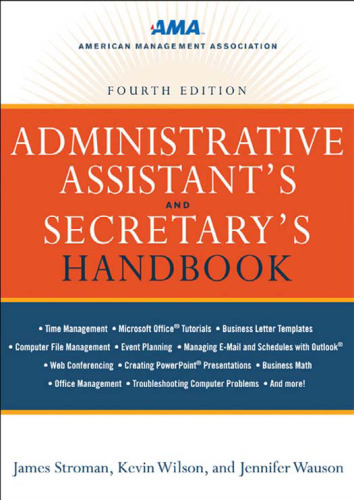 کتاب دستیار اداری و دبیر ، چاپ چهارم