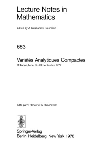 ﻿انواع تحلیلی فشرده: کولوکیوم، نیس، 19 تا 23 سپتامبر 1977