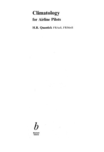 ﻿اقلیم شناسی برای خلبانان خطوط هوایی