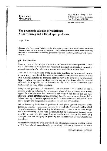 حساب هندسی تغییرات