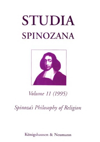 ﻿Studia Spinozana، vol. 11: فلسفه دین اسپینوزا