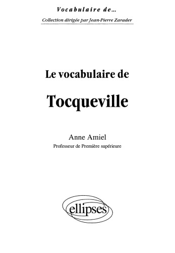 واژگان Tocqueville