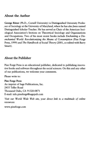 McDonaldization: خواننده