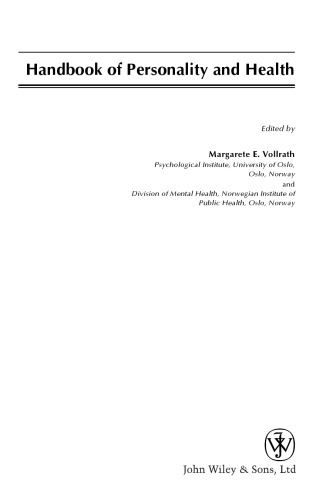 ﻿کتابچه راهنمای شخصیت و سلامت