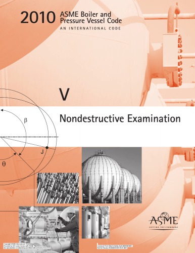 ﻿ASME BPVC 2010 - بخش V: معاینه غیر مخرب