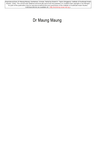 ﻿دکتر ماونگ ماونگ: نجیب زاده ، دانش پژوه ، میهن پرست