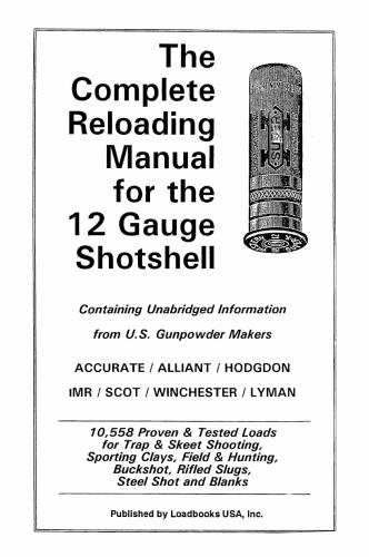 ﻿Loadbooks - 12 Gauge Shotshell