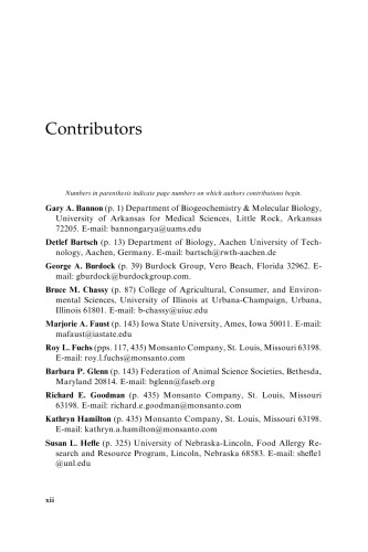 ﻿بیوتکنولوژی و ارزیابی ایمنی، ویرایش سوم