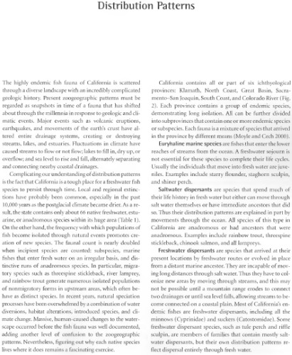 ﻿ماهی های داخلی کالیفرنیا: تجدید نظر و گسترش یافته است