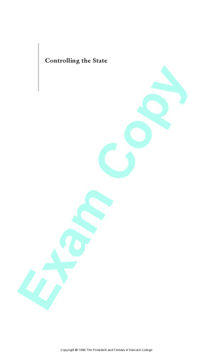 ﻿کنترل دولت: مشروطیت از آتن باستان تا امروز