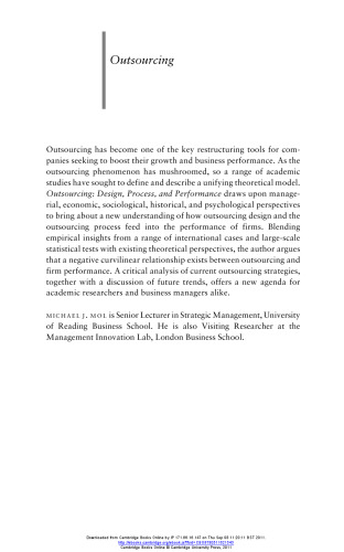 ﻿برون سپاری: طراحی، فرآیند و عملکرد