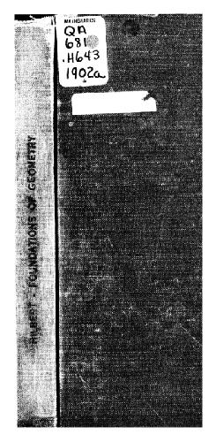 مبانی هندسه