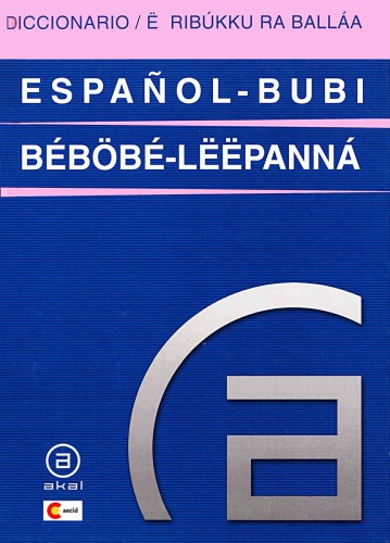 ﻿Diccionario español-bubi = Ë ribúkku ra balláa béböbé-lëëpanná