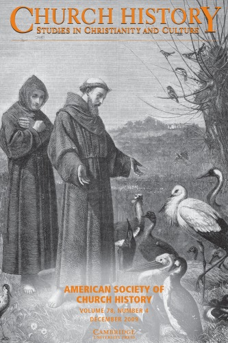 ﻿مطالعات تاریخ کلیسا در مسیحیت و فرهنگ 2009-4