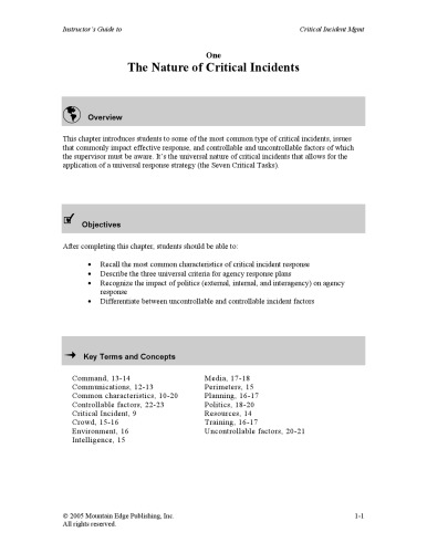 ﻿راهنمای مربیان برای مدیریت حوادث بحرانی