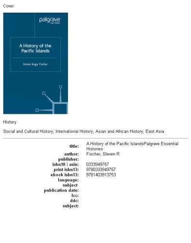 ﻿تاریخچه جزایر اقیانوس آرام