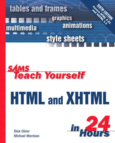 ﻿Sams به خودتان HTML و XHTML را در 24 ساعت آموزش می دهد