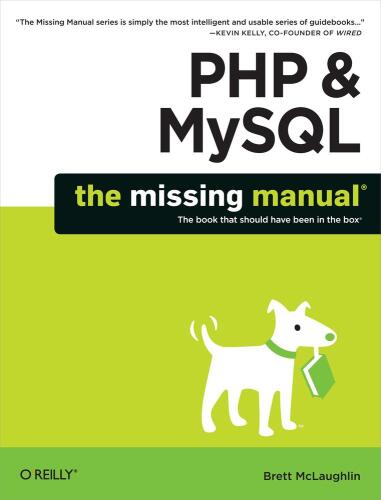 ﻿PHP & MySQL: The Missing Manual