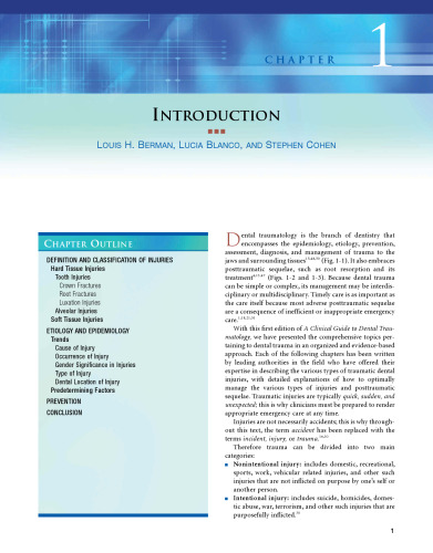 ﻿راهنمای بالینی تروماتولوژی دندان