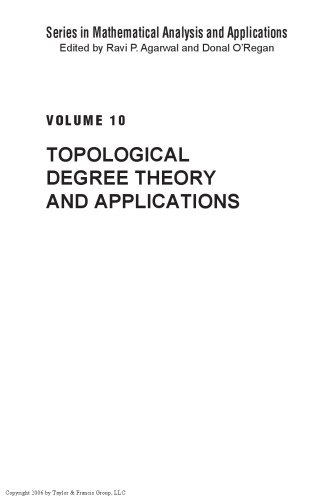 نظریه و کاربردهای درجه توپولوژی