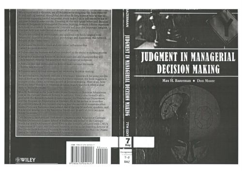 ﻿قضاوت در تصمیم گیری مدیریتی