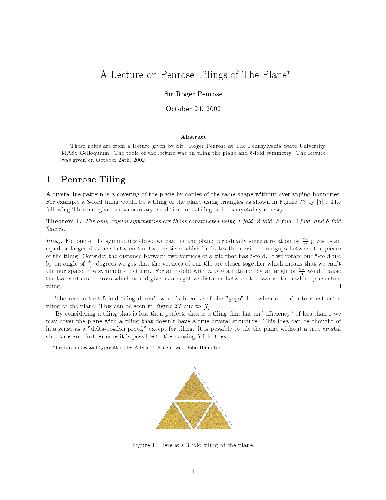 سخنرانی در مورد تقارن 5 برابر و کج شدن هواپیما