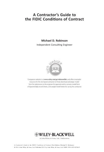 راهنمای قراردادی برای شرایط قرارداد FIDIC