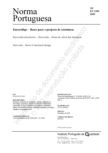 ﻿NP EN 1990 2009 Eurocode EC0 پایه های طراحی سازه ها