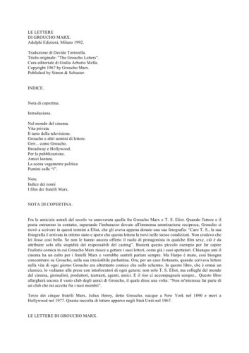 ﻿نامه های گروچو مارکس