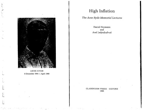 ﻿تورم بالا: سخنرانی های یادبود آرن راید