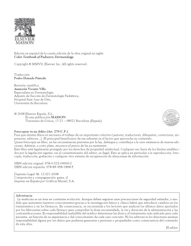 ﻿پوست اطفال. متن رنگی و اطلس، ویرایش چهارم