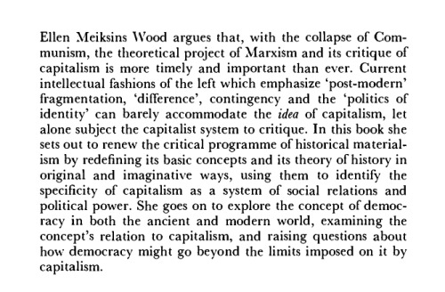 ﻿دموکراسی علیه سرمایه داری: تجدید ماتریالیسم تاریخی