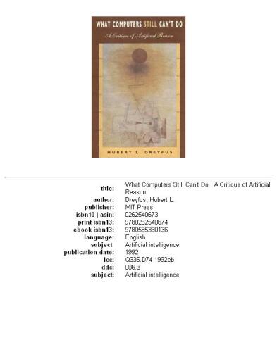 کاری که رایانه ها هنوز هم نمی توانند انجام دهند: نقد دلیل مصنوعی