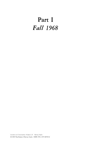 سخنرانی ها در مکالمه، جلد 2 (سخنرانی های 1968-1972)