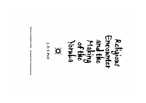 ﻿برخورد مذهبی و ساختن یوروبا (نظام های فکری آفریقایی)