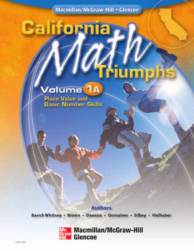 ﻿کالیفرنیا Math Triumphs VOL 1A Place Value (CALIFORNIA MATH TRIUMPHS VOL 1A)