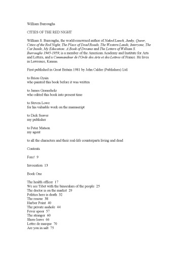 شهرهای شب قرمز (Picador)