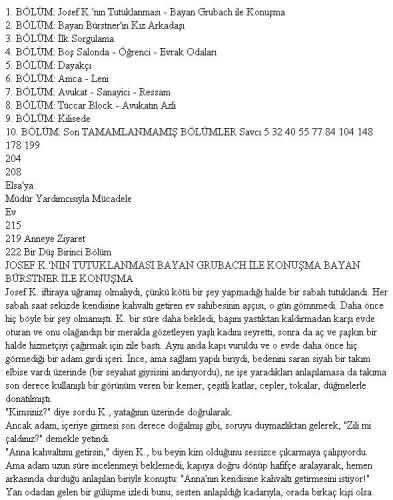 ﻿فرانتس کافکا - قضیه