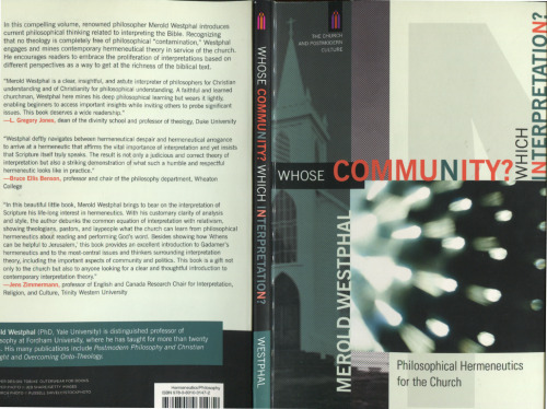 چه کسی جامعه؟ کدام تفسیر؟: هرمنوتیک فلسفی برای کلیسا