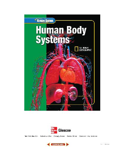 ﻿Glencoe Science: Human Body Systems, Student Edition