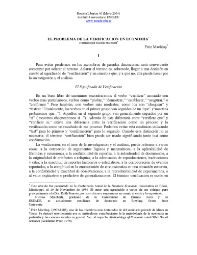 ﻿مشکل راستی آزمایی در اقتصاد