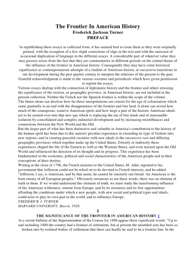 ﻿مرز در تاریخ آمریکا